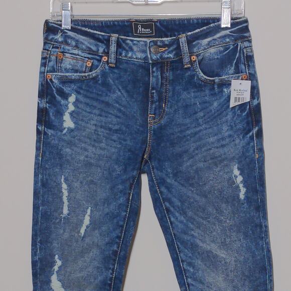 Remix by Rock Revival Skinny Jeans in Blue - Size 26 - NWT - Picture 2 of 14